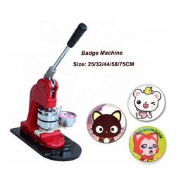 New Arrival Metal Plastic Sublimation Pin Button Badge Holder Making Machine to Make Badges Wholesale/name badge engraving machi