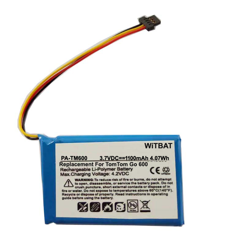 Batterie pour GPS TomTom Start Start2 2 II 1EX00 VF9B