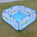 Tent ocean ball pool square wave ball pool baby play pool folding children's ball pool dollhouse