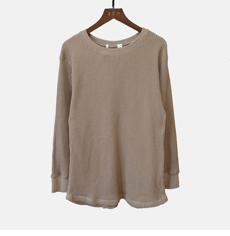 Женская Вафельный тепловой нижнее белье комплект из 2 предметов с длинным рукавом и нижнее бельё для девочек Ультра мягкий верхний и нижний базовый слой