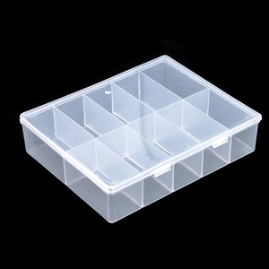 4x4x4 clear plastic boxes