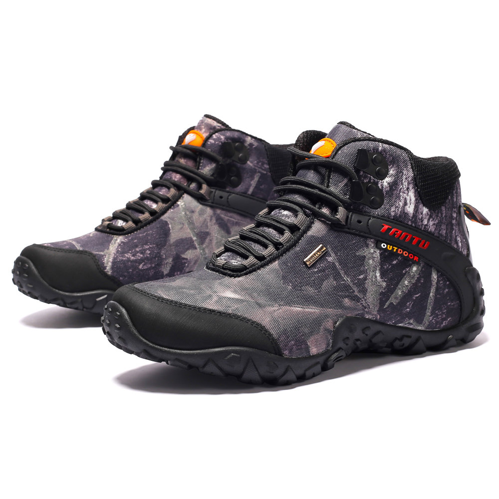 Оптовая продажа высокое помочь Ткань Оксфорд охотничьи сапоги для мужчин; Большие размеры 47; Водонепроницаемые ботинки; Обувь для пеших прогулок