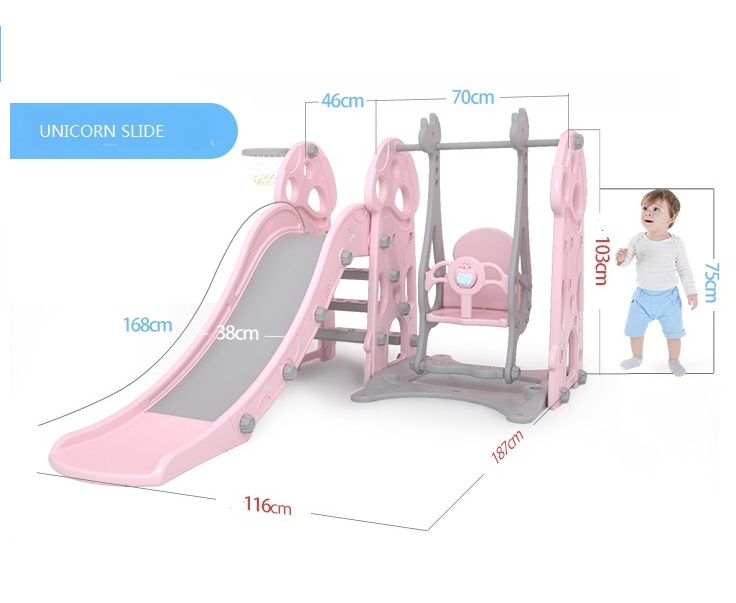 swing and slide set for 1 year old