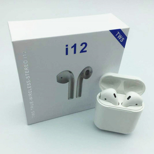 factory high quality 5.0 wireless earphones i12s tws