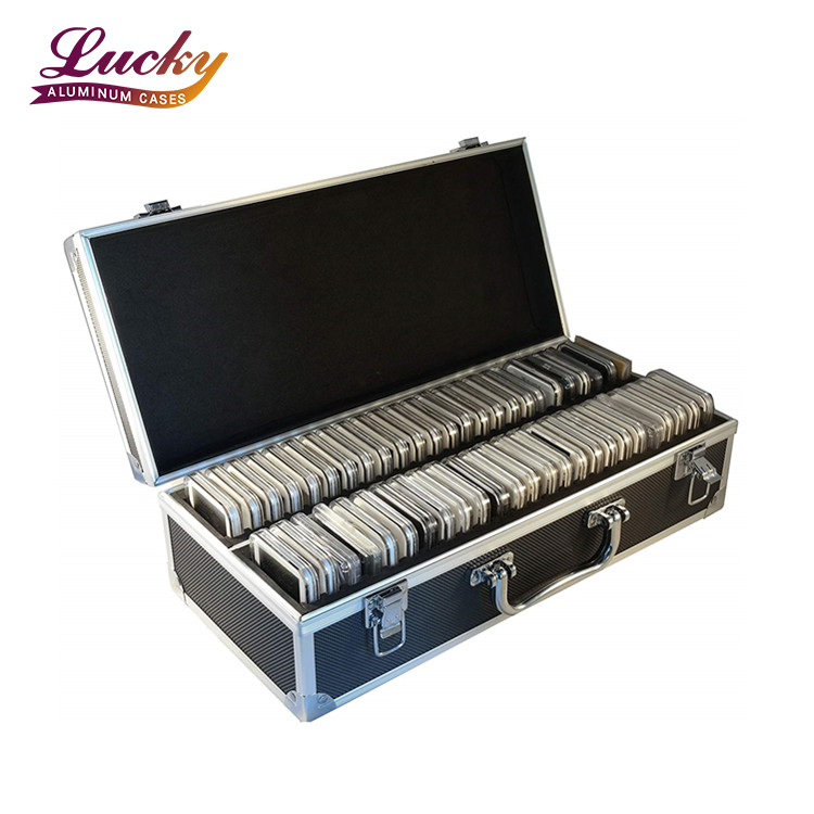 ALUMINUM COIN SAFE CASE DISPLAY BOX 50 SLAB PCGS NGC ANACS CERTIFIED GRADED