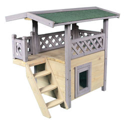 Special design pet house Outdoor wooden dog kennel plexiglass window