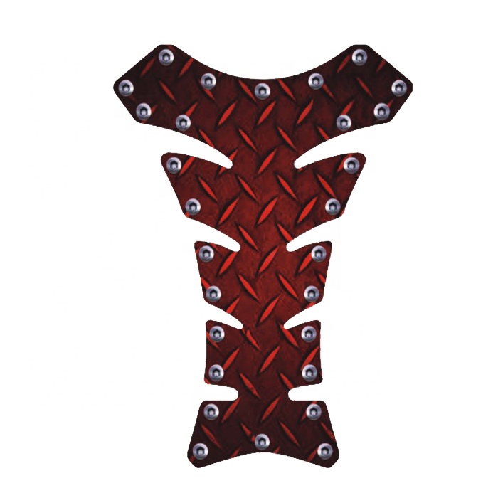 Красные аксессуары, колодки для бензобака мотоцикла, наклейки на мотоцикл