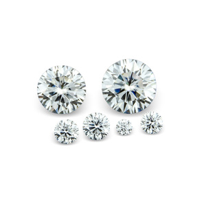 Synthetic moissanite high quality 3carat 9mm forever brilliant moissanite loose stones for jewelry making
