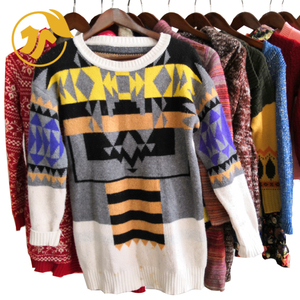 Ladies Heavy Sweater Long and Short Winter Second Hand Clothes Sorted Used Clothing Bales