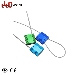 Custom Color Anti-Corrosion Aluminum Alloy Cable Seals Safety Locks
