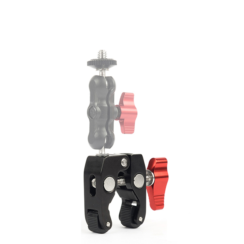 VGEET фото регулируемый микрофон рычаг БЫСТРОРАЗЪЕМНАЯ камера Супер Краб зажим