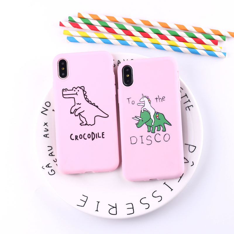 Cute Cartoon Crocodile Memes Silicone Frosted Soft Matte Case Fundas Capas For iPhone 11 Pro 7 7Plus 6S 8 8PLUS X XS Max