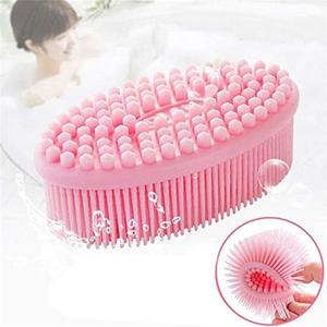 Scalp Massage Brush Soft Silicone Massage Baby Bath Shower Brush, Body Wash Bath Scrubber Bath Brush