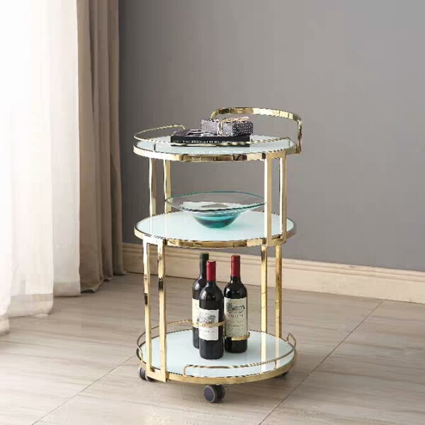 Лучшие дома и сады, современный стол, белый круглый