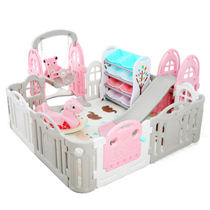 baby playpen with slide