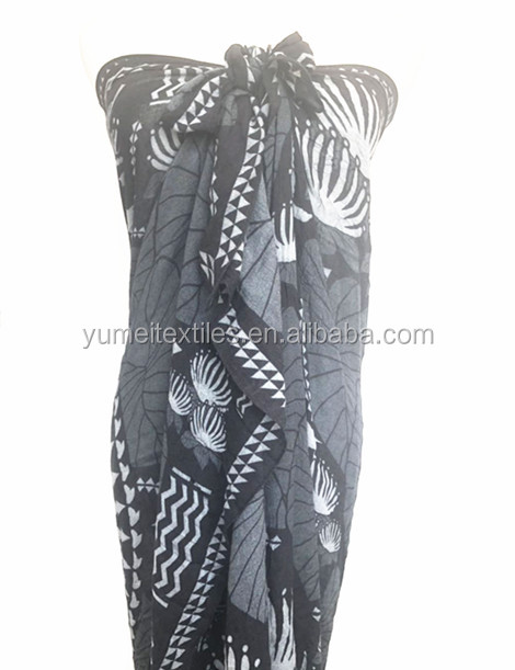 США Гавайский индивидуальный дизайн горячая распродажа пляжное саронг Парео