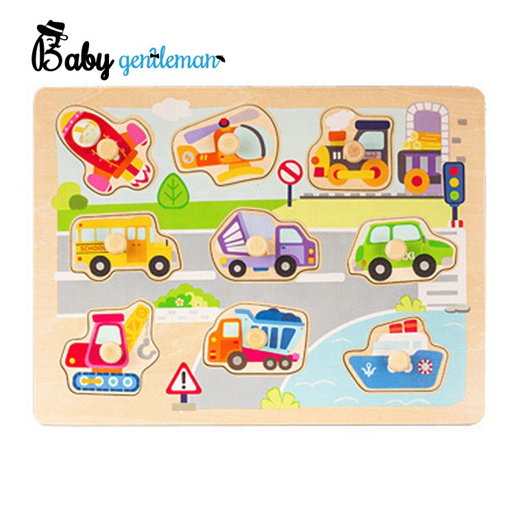 Игрушечный автомобиль для раннего развития, деревянная головоломка для малышей Z14172M