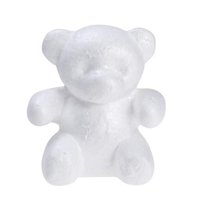 polystyrene sitting teddy bear