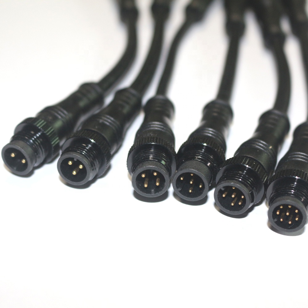 OEM IP67 IP68 мужской женский amp 2 3 4 5 6 8 pin Электрический штекер Водонепроницаемый светодиодный Кабельный разъем