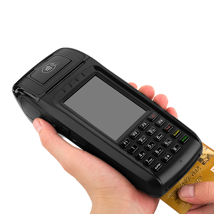 FP3900 Windows CE Terminal POS Móvel, construído em impressora térmica, teclado