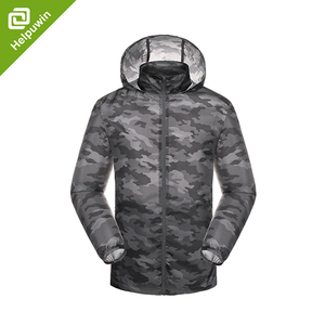 Custom printing logo apparel ultra thin skin uv sun fire protection clothing camo high quality