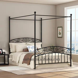 Buy Refined Canopy Bed Black At Enticing Discounts Alibaba Com