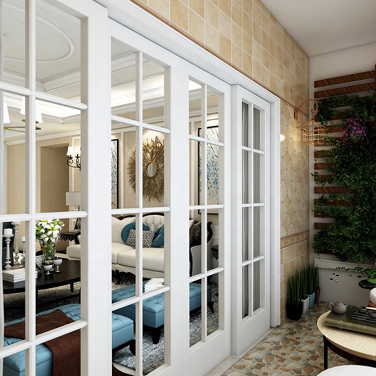 Harga Pabrik Upvc Sliding Pintu Kaca untuk Ruang Tamu