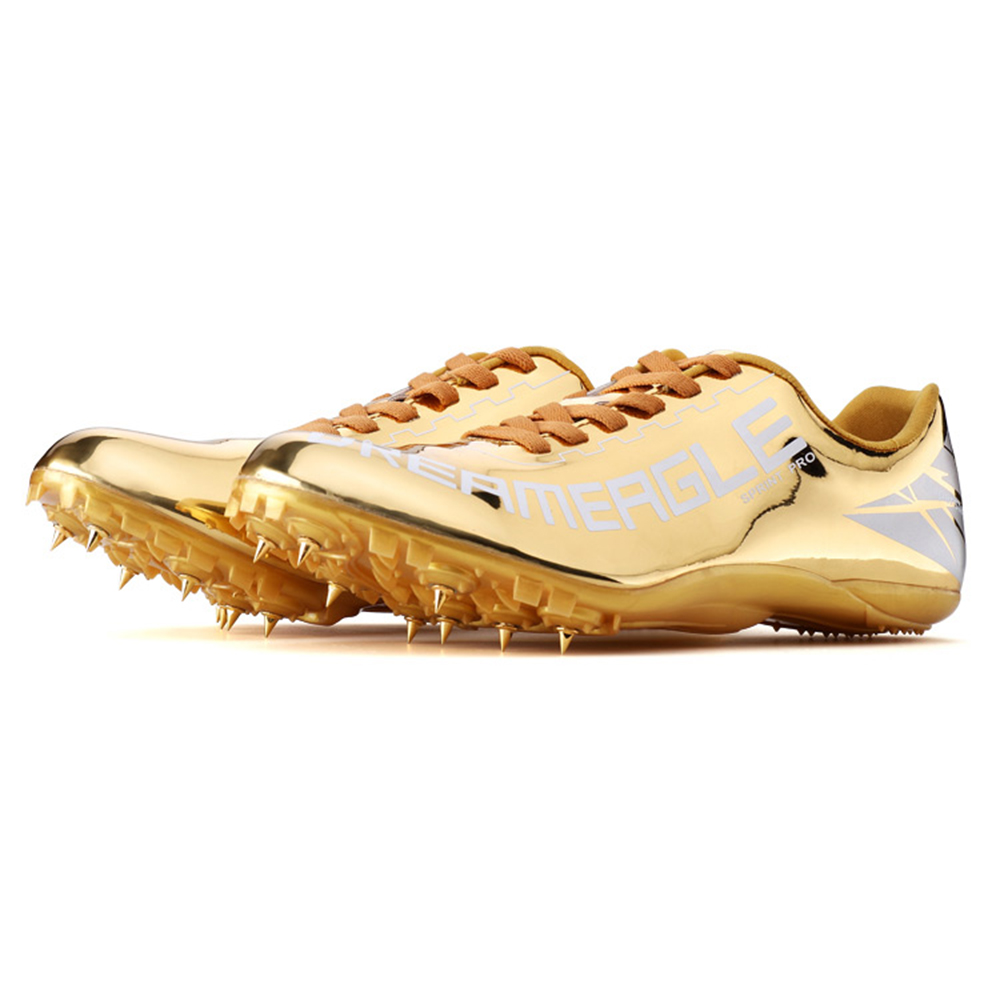 gold track spikes