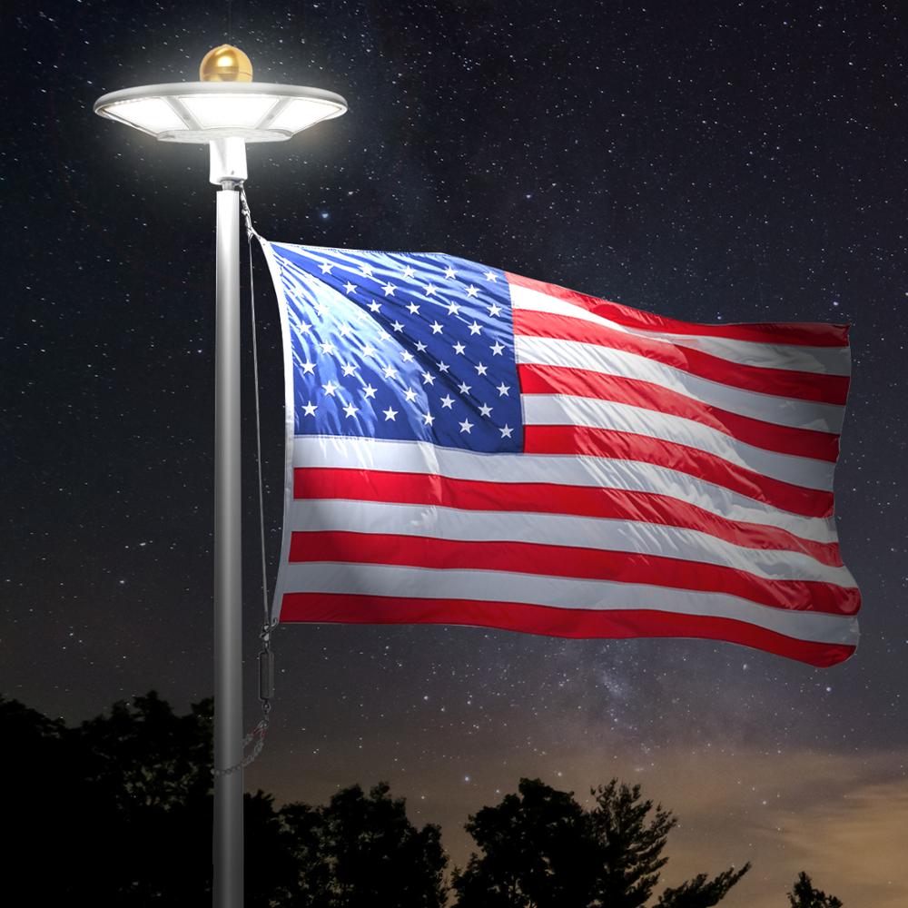 120 Led Flag Pole Light Ip65 Waterproof Outdoor Solar Lamp 120 Led Flag Pole Light Ip65 Waterproof