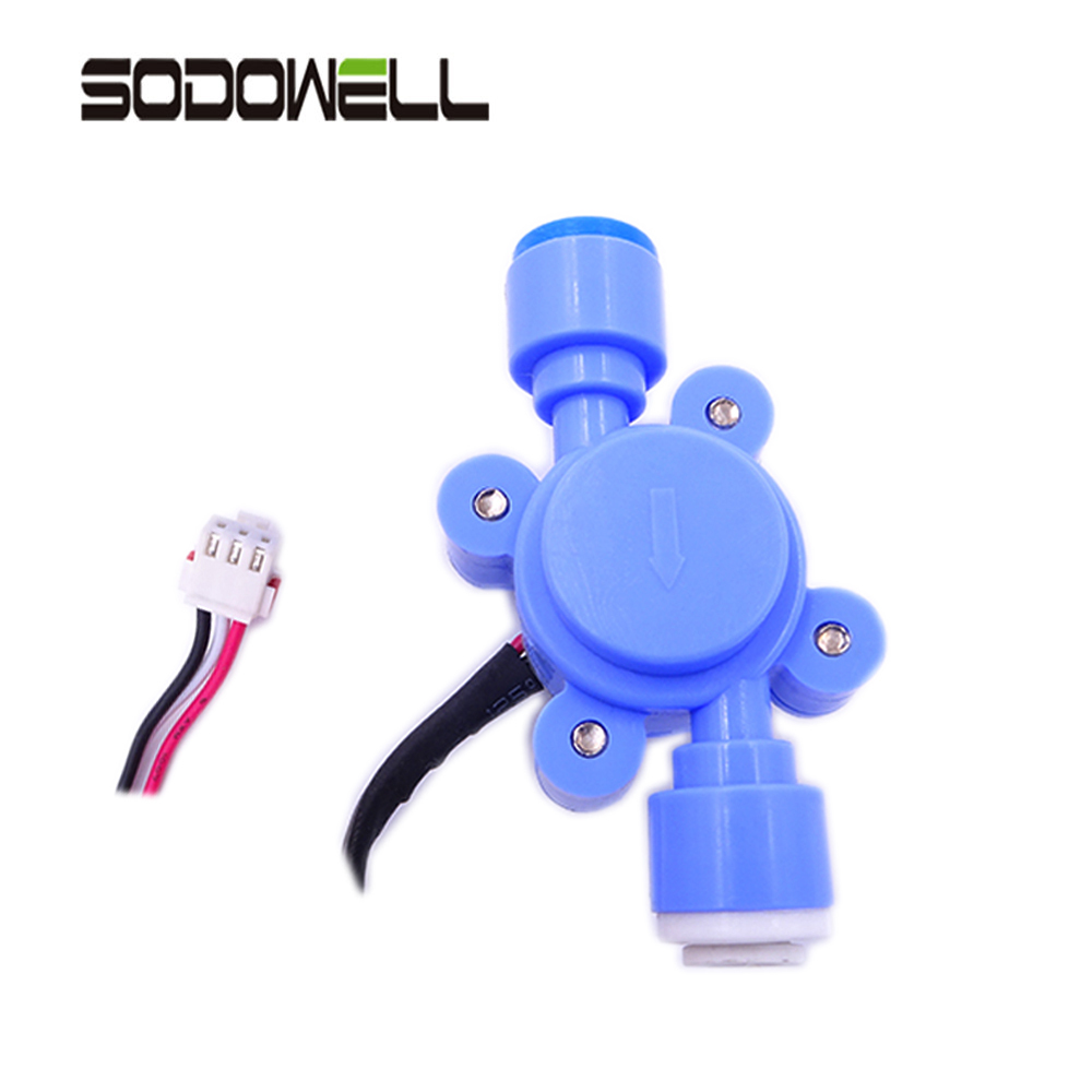Sodowell Hall IC 1/4 ''датчик расхода воды для водоочистителя