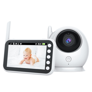 Baby monitor camera 4.3 Screen Touch button 2 way wireless baby monitoring Camera Night Vision Cry sound temperature monitor