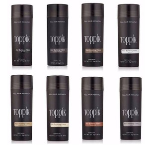 Wholesale TOPPIK Hair Fiber 10 Colors Hair Loss Regrowth Treatment Conceal Thinning Hair Building Fiber Liquid