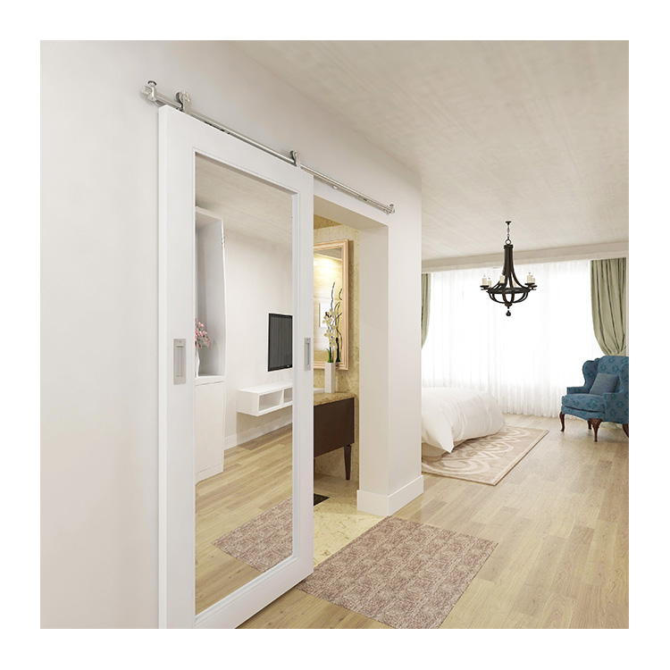 Hotel Bagno A Specchio Barn Door con Porta Scorrevole Hardware