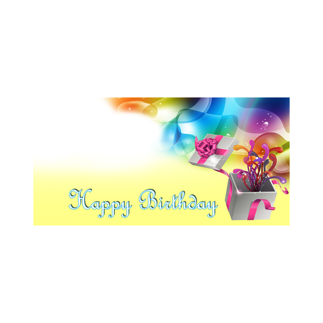 Personalizado de alta qualidade design feliz festa de aniversário da bandeira do pvc flex