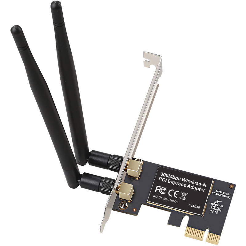 PCIe сетевая карта 300 Мбит/с беспроводной адаптер PCI Express WIFI адаптер с Realtek 8192CE для настольного ПК