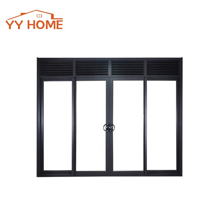 Y Y windows commercial luxury double glass aluminium sliding door