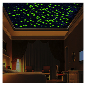Kids Room Wall Ceiling Decor Glow In The Dark Stars Night Glow Luminous Sticker