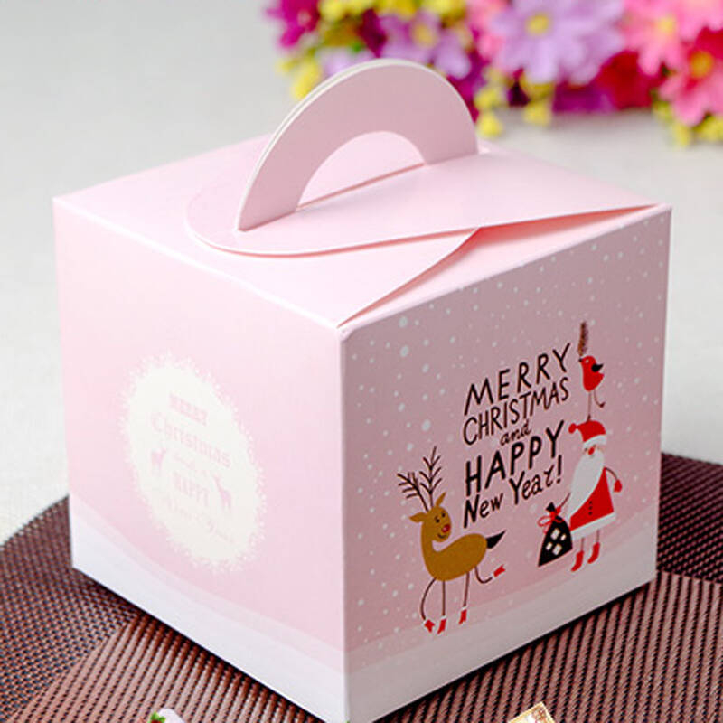 Оптовые печатные закаленные рождественские подарочные коробки для торта