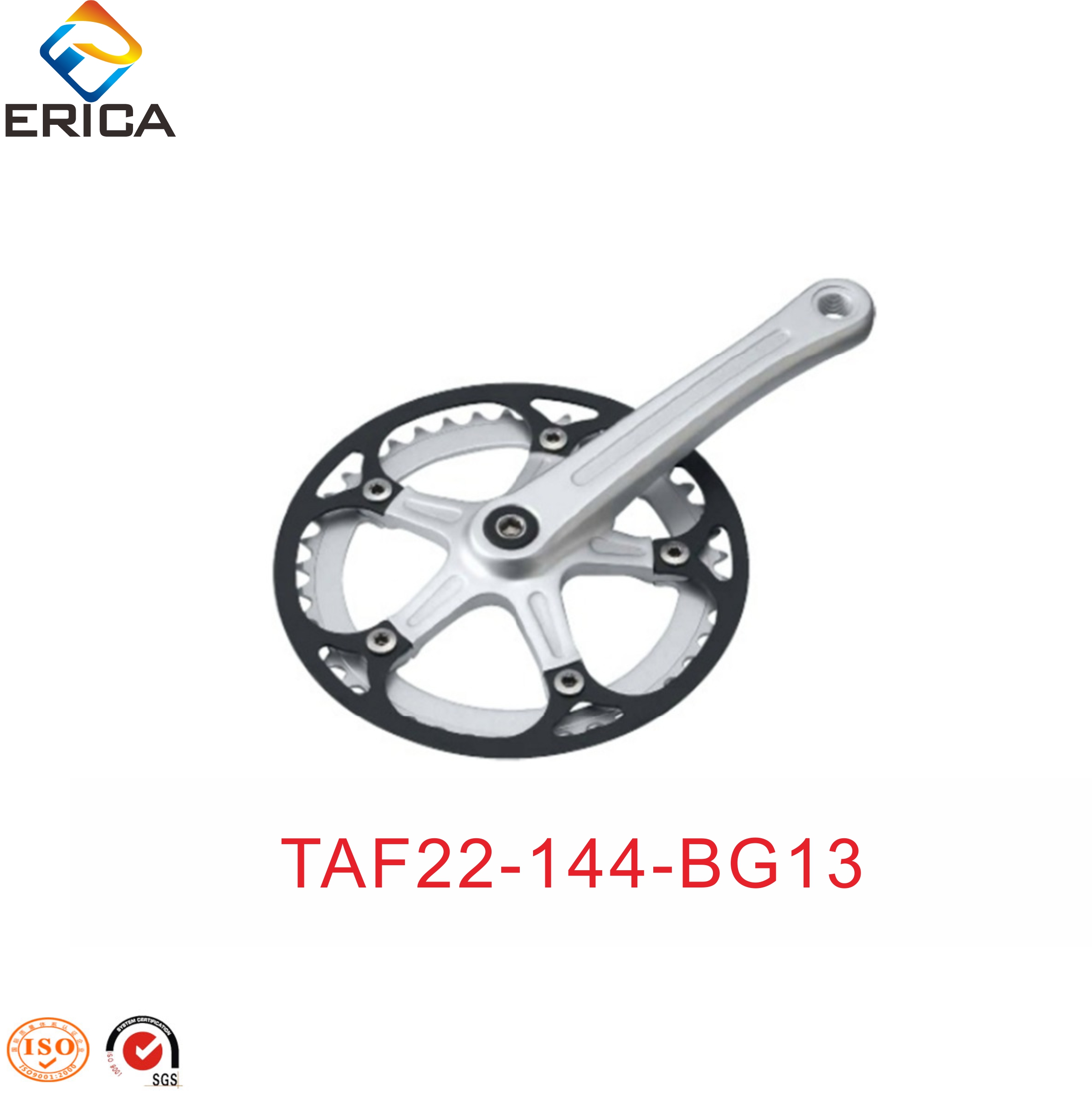 140mm Electric Bike Crank Sets 36T Chainring Cranksets