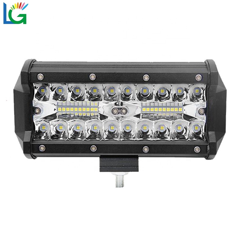 7 дюймов 120 Вт комбо автомобиль светодиодный рабочий осветительный брусок 12В для Jeep Ford 4x4 4WD лодки ATV внедорожник Грузовик