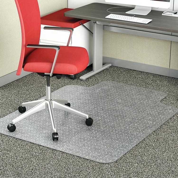 Office Chair Mat for Hardwood Floor Computer Desk Swivel Chairs PVC Dull Polish