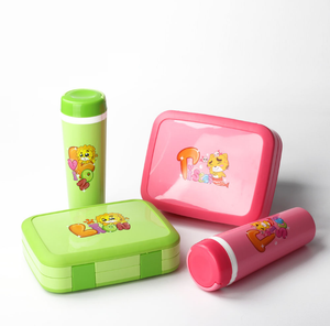 China Made BPA free plastic lunch box for kids plastic bento with divider