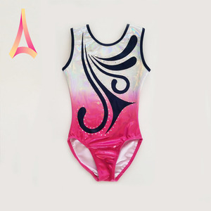 Custom embroidery logo gymnastics leotards girls custom sublimation leotards