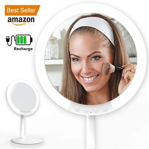 Beauty your life - China rechargeable bathroom smart lighted vanity mirror makeup mirror with led lights