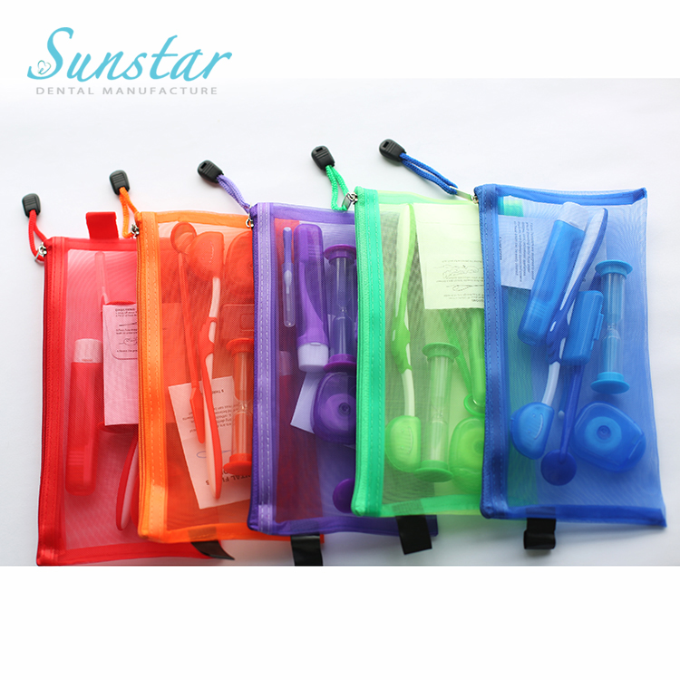8 в 1, дорожный набор стоматологических кистей для ухода за полостью рта