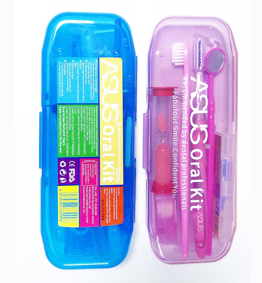 Стоматологическая портативная Ортодонтическая зубная щетка Ortho Kit