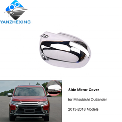 Gzyzx tampa espelho lateral da tampa espelho modificado especial ABS Chrome guarnição para Mitsubishi Outlander 2013 2014 2015 2016 2017 2018