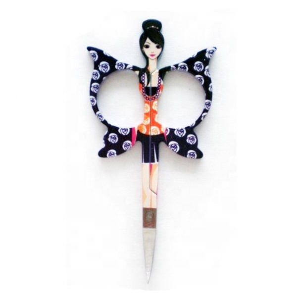 Красивая одежда для девочек в форме сердца кистей для макияжа бровей ножницы CD-JP008