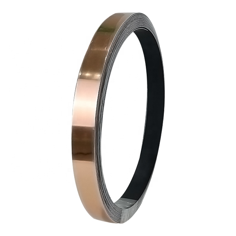 ПВХ кромка для мебели золотого цвета