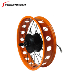 500w vehicle fat tire bike brushless electric dirt mountain bicycle motor conversion kit with tube lithium battery